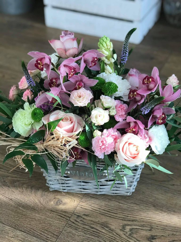 Basket Arrangement Julie Nicholas Florist